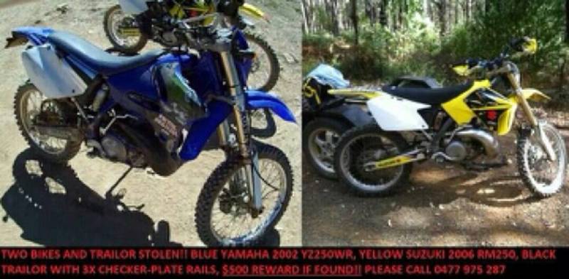STOLEN DIRTBIKES - Melbourne Motorcycles