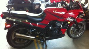Red Kawasaki Ninja 500R - Brantford Motorcycles