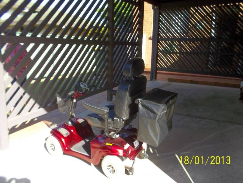 Red  Destiny Mobility Scooter - Brisbane Motorcycles