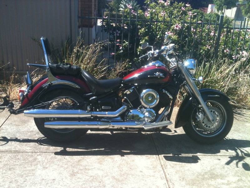 XVS1100 and trailer - Adelaide Motorcycles