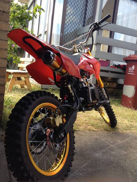 RED 110cc dirt bike - Melbourne Motorcycles