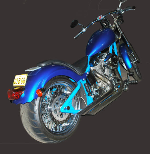 Blue Chopper - Sydney Motorcycles