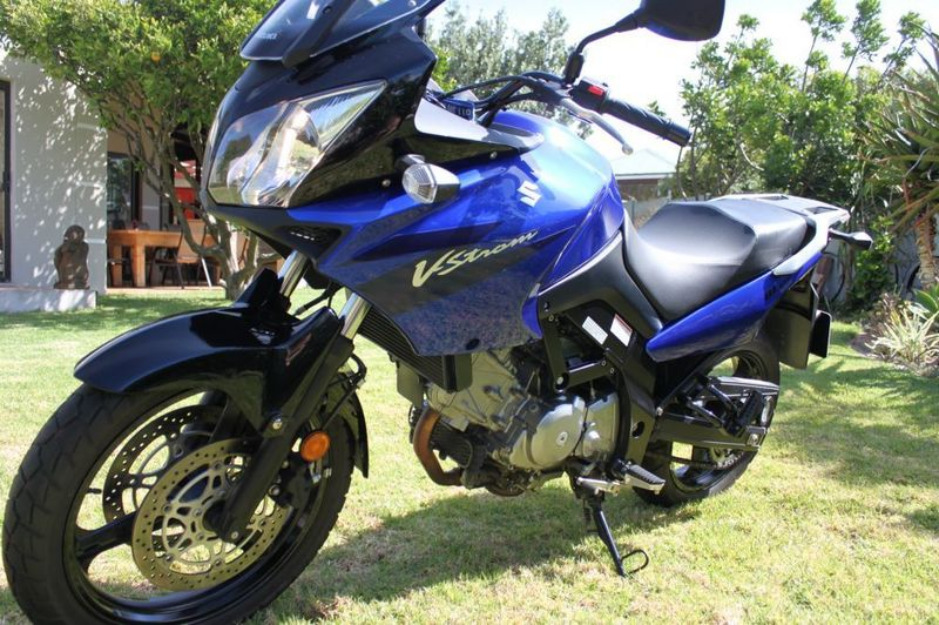 Orange Suzuki VStrom 650 cc - Cape Town Motorcycles