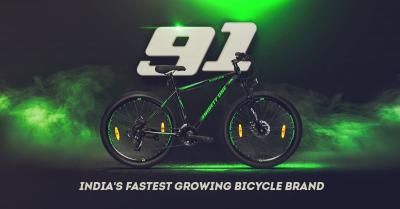 Buy Latest E-Drago 29T- Black Blue Electric Bicycle by Ninety One Cycles - Ahmedabad Sports, Bikes