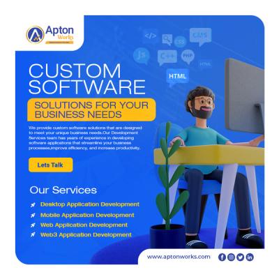 Mobile & Web app development Company services - aptonworks - Chennai Other