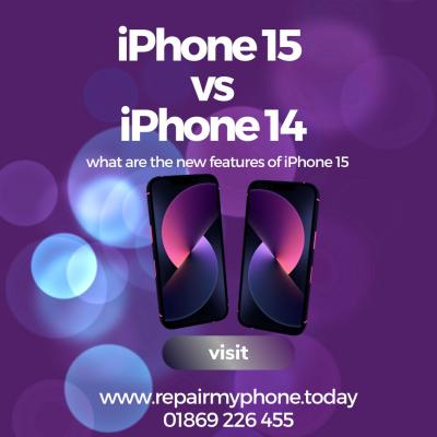 Differences between the iPhone 14 and iPhone 15: