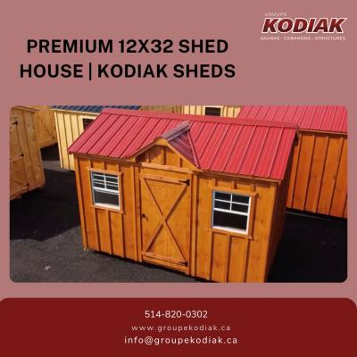 Premium 12x32 shed house | Kodiak Sheds