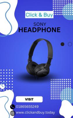 Explore your Sony headphones online world at click and buy 