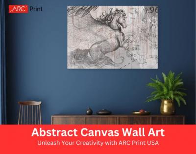 Abstract Canvas Wall Art: Unleash Your Creativity with ARC Print USA - Other Art, Collectibles