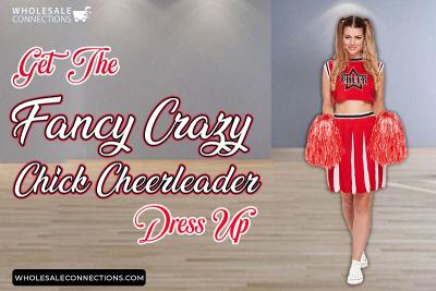 Get the Fancy Crazy Chick Cheerleader Dress Up - Manchester Clothing