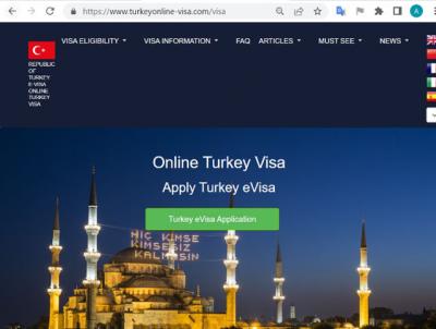 TURKEY Turkish Electronic Visa System Online - Government of Turkey eVisa - New York Other