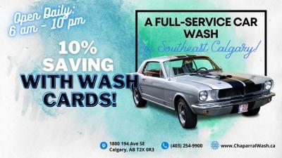 Call Now for the Ultimate Clean: Chaparral Car Wash Calgary - (403) 254-9900!