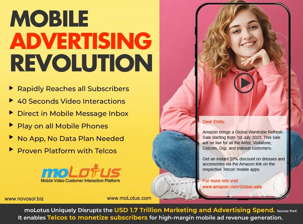 Seize the burgeoning revenue opportunities in mobile advertising with moLotus! - Phoenix Other