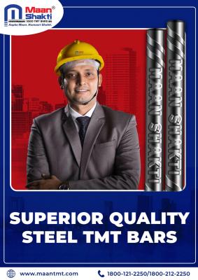 Superior Quality Steel TMT Bars - Maan Shakti - Kolkata Construction, labour