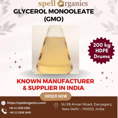 Premier manufacturer and supplier of Glycerol Monooleate (GMO) in India.  - Delhi Other