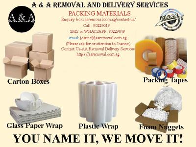 Affordable Packaging Items Best for Your Removal/Storage Services. - Singapore Region Other