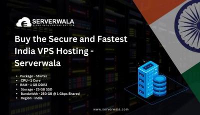 Buy the Secure and Fastest India VPS Hosting  - Serverwala - Delhi Hosting