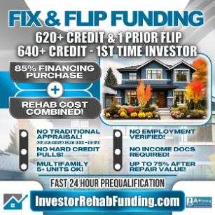 620+ CREDIT - INVESTOR FIX & FLIP FUNDING - To $2,000,000.00 – No Hard Credit Report Pull!  - Kansas City Other