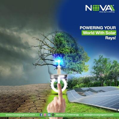 Solar panel installation commercial buildings | Novasys Green - Delhi Electronics