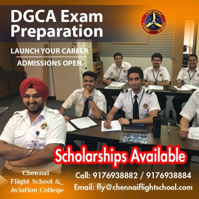 AVIATION WITH DGCA EXAM PREPARATION COURSE SCHOLARSHIPS! - Chennai Professional Services