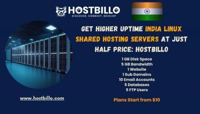 Get Higher Uptime India Linux Shared Hosting Servers at just Half Price: Hostbillo - Surat Hosting