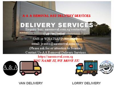 Reliable Delivery Services with our Man in Lorry. - Singapore Region Other
