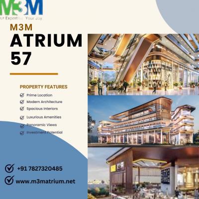 Luxurious Living in Sushant Lok Phase 3: Discover M3M Atrium 57 - Gurgaon Commercial