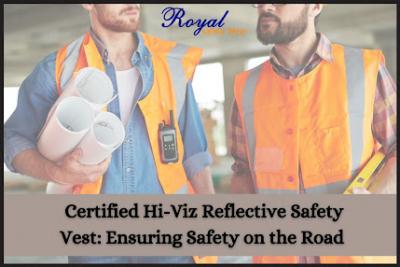 Certified Hi-Viz Reflective Safety Vest - Reflective Vests India