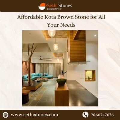 Affordable Kota Brown Stone for All Your Needs - Jaipur Other