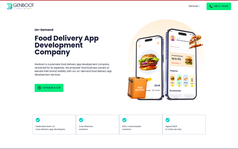 Premier Solutions by a Leading Food App Development Company - Chandigarh Computer