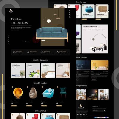 Furniture Shop Landing Page - New York Computer