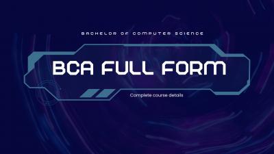 BCA full form - Dehradun Other