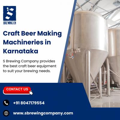 Craft Beer Making Machineries in Karnataka | Craft Beer Manufacturer and supplier in Karnataka
