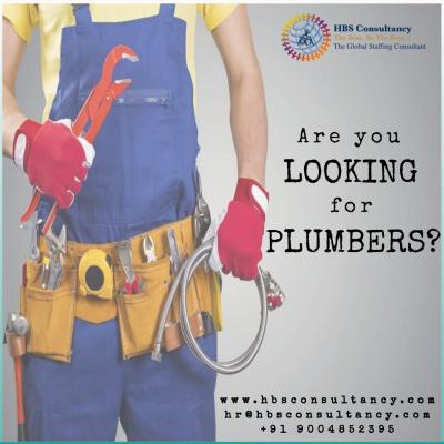 Plumber Recruitmrent Services - Dubai Construction, labour