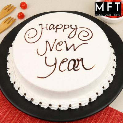 Happy New Year Cake - Lucknow Other