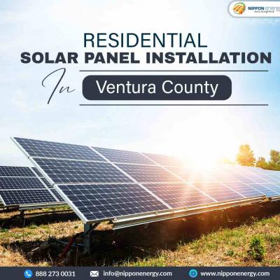Residential Solar panel installation in Ventura County