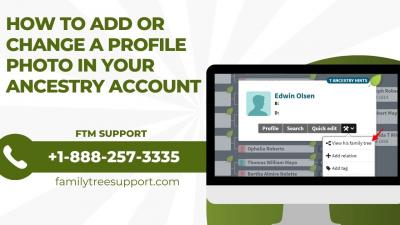 How to Add or Change a Profile Photo in your Ancestry Account