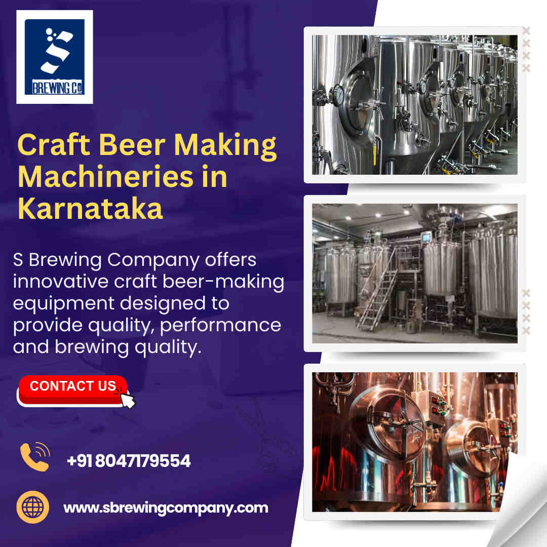 Craft Beer Making Machineries in Karnataka |Best Brewing Equipments Supplier in Karnataka
