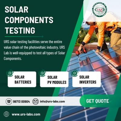 Solar Components Testing Labs in India - Other Other