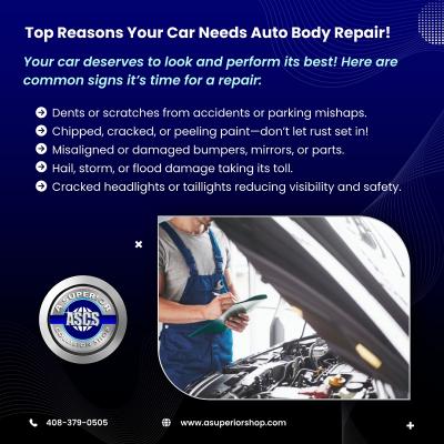 Top Reasons Your Car Needs Auto Body Repair