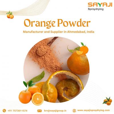 Premium Orange Powder Manufacturing | Sayaji Spray Drying