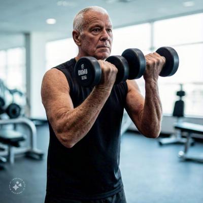 Dumbbell workout seniors