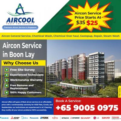 Aircon service in Boon Lay