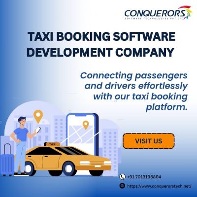 Taxi Booking Software Development Company | +91 701 319 6804  | Conquerors Tech