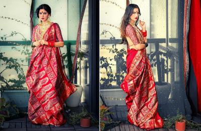 Pure Baluchari Silk Saree