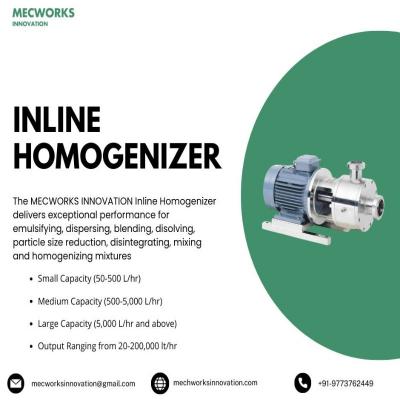 Lab Model Inline Homogenizer - Delhi Other