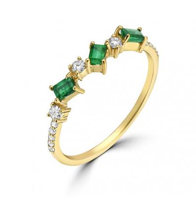 Buy Natural Emerald Rings Online at Wholesale Price