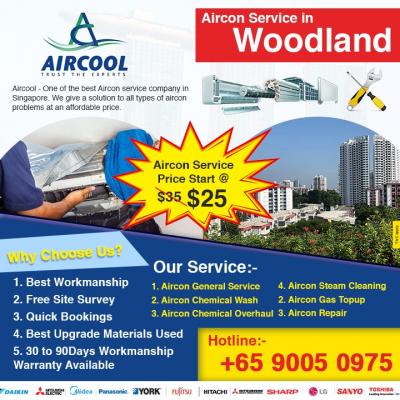 Aircon service in Woodlands
