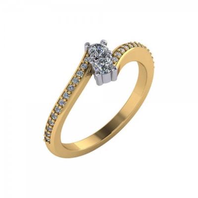 Elegant Chocolate Diamond and Aquamarine Ring for Timeless Beauty - Other Other