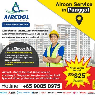 Aircon service in Punggol